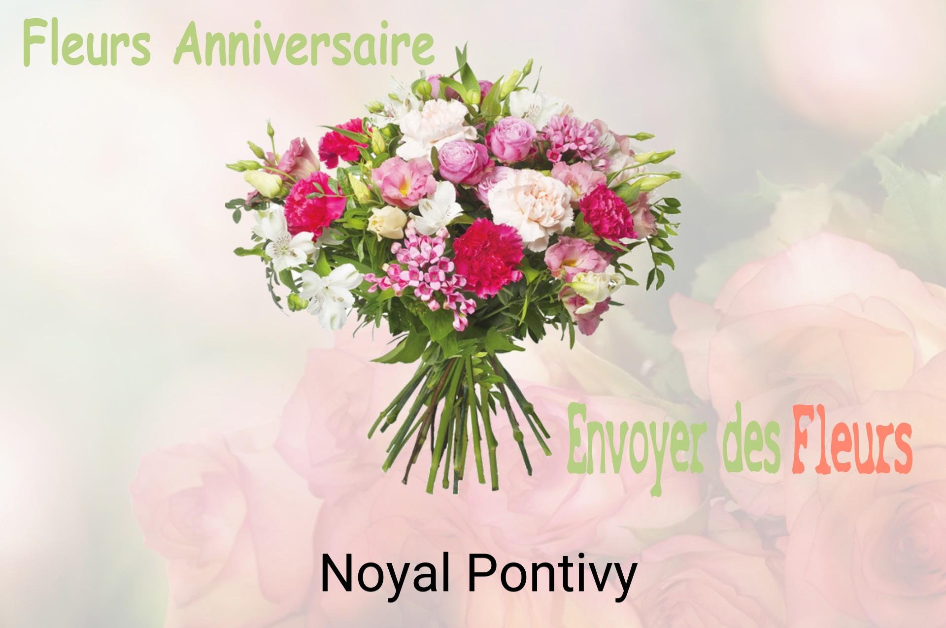 Bouquet de fleurs d’anniversaire livré à Noyal-Pontivy
