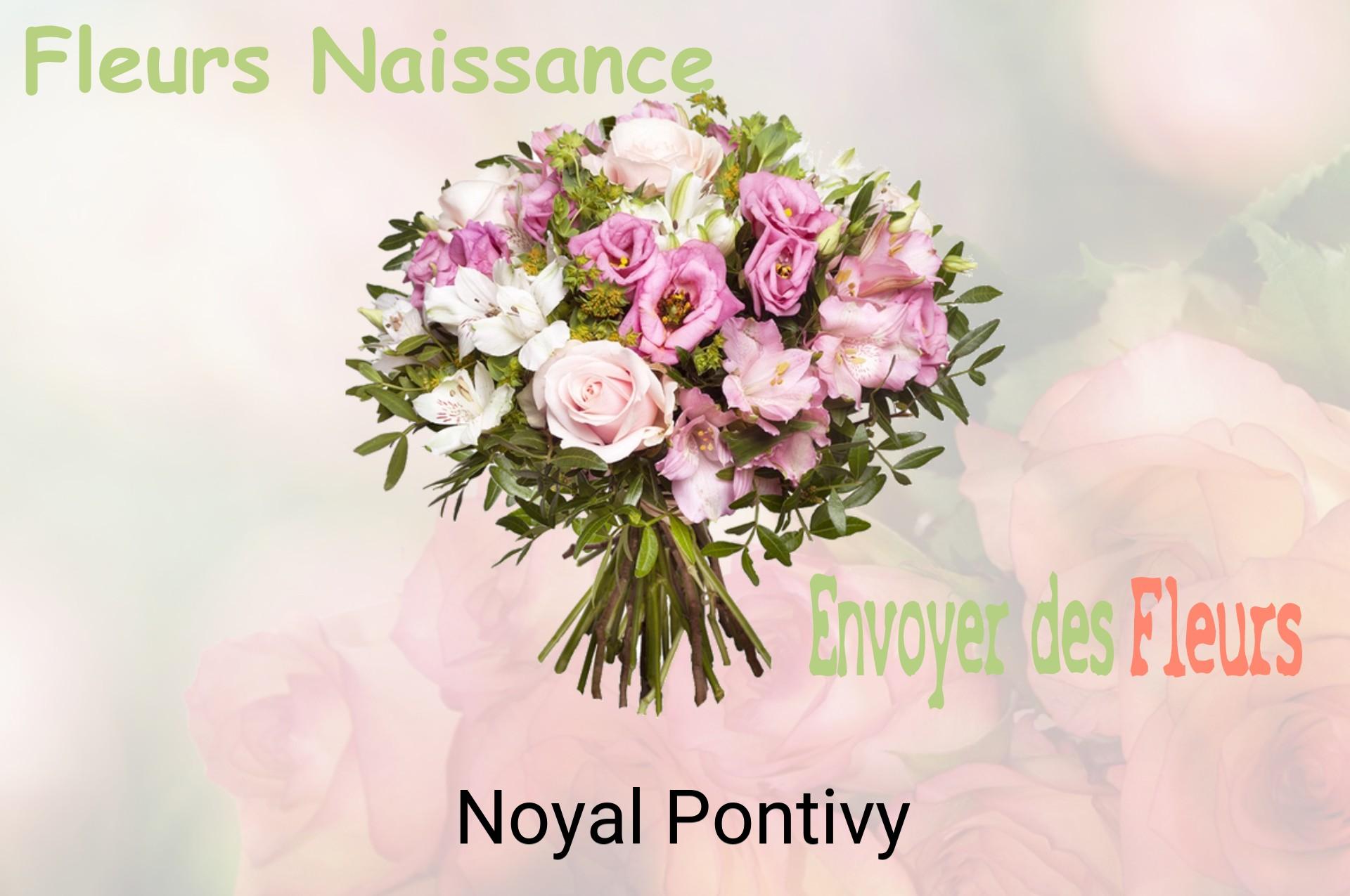 Bouquet de fleurs de naissance livré à Noyal-Pontivy